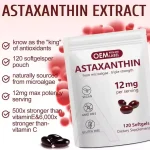 Astaxanthin softgels presentation